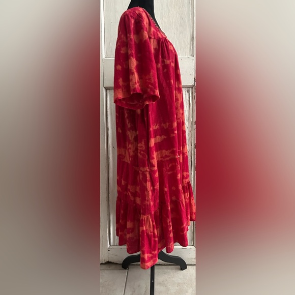 ❤️❤️Patio Casuals by Cabernet Tie-dyed BOHO House Pool Dress❤️❤️ - Picture 6 of 8